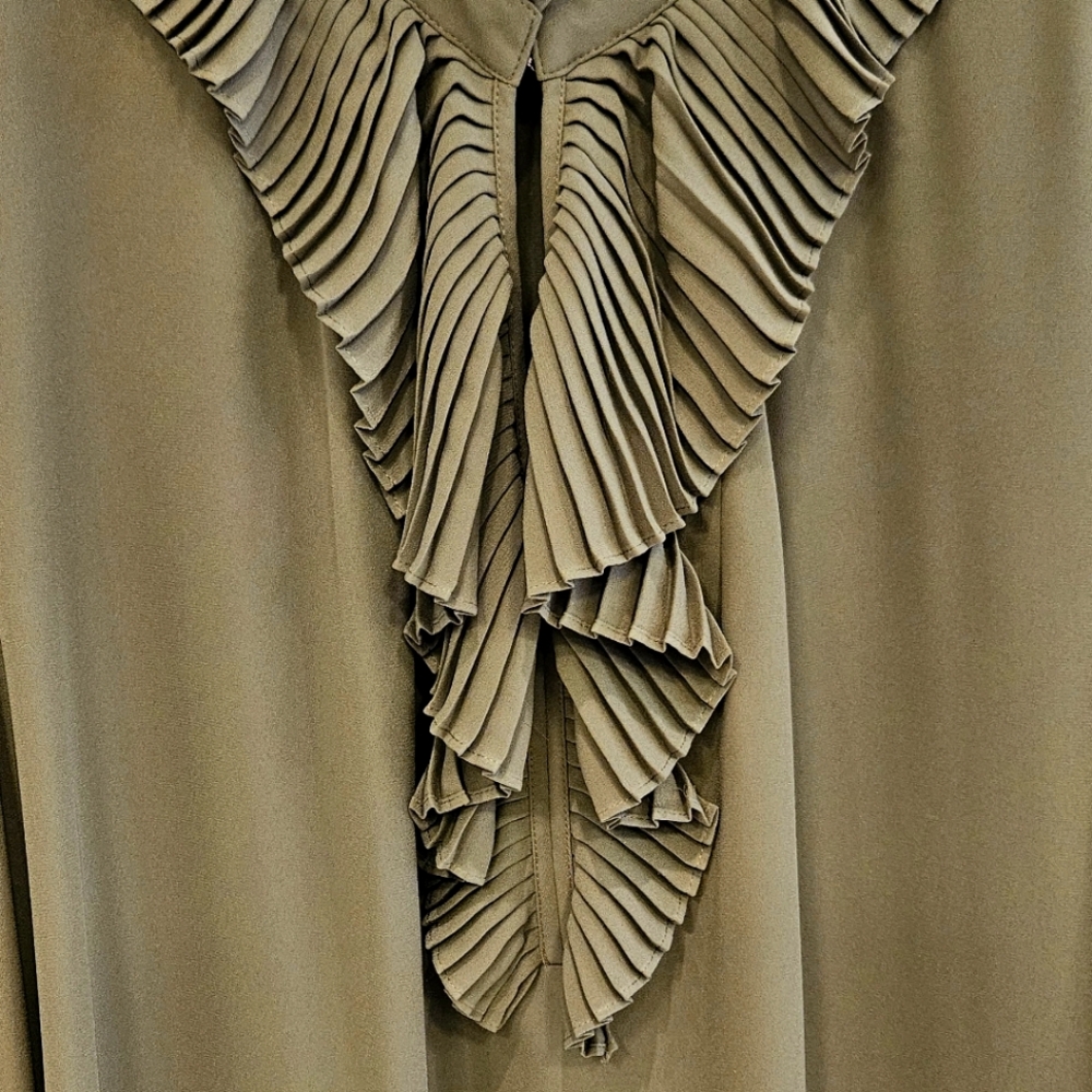 Plus Size XXL Ann Taylor Blouse Olive Green